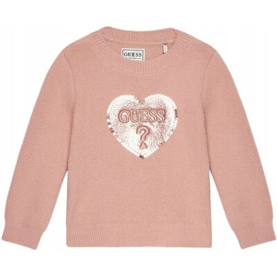 Inny producent GUESS RÓŻOWY SWETER DZIECIĘCY Z BŁYSZCZĄCYM SERDUSZKIEM 106-112 2CA Inny producent GUESS RÓŻOWY SWETER DZIECIĘCY Z BŁYSZCZĄCYM SERDUSZKIEM 106-112 2CA