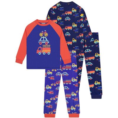 Inny producent Harry Bear Piżamy Chłopięce, Zestaw 2 Sztuki, Piżamy Dziecięce, Komplety Piżam Z Motywem Samochodów, Niebieski 122 Inny producent Harry Bear Piżamy Chłopięce, Zestaw 2 Sztuki, Piżamy Dziecięce, Komplety Piżam Z Motywem Samochodów, Niebieski 122
