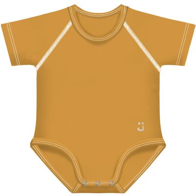 Zaffiro J BIMBI® Body rosnące Bio Cotton 4Season 0-36m mustard Zaffiro J BIMBI® Body rosnące Bio Cotton 4Season 0-36m mustard