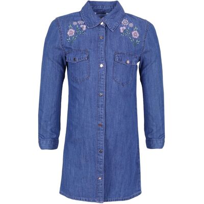 sarcia.eu Jeansowa koszulowa sukienka DENIM CO 10-11 lat 146 cm sarcia.eu Jeansowa koszulowa sukienka DENIM CO 10-11 lat 146 cm