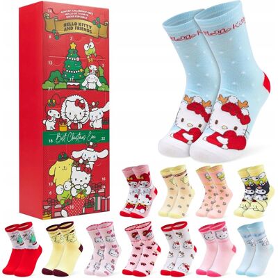 inna (Inny) KALENDARZ ADWENTOWY HELLO KITTY SKARPETKI DLA DZIEWCZYNEK 12 PAR NA ŚWIĘTA inna (Inny) KALENDARZ ADWENTOWY HELLO KITTY SKARPETKI DLA DZIEWCZYNEK 12 PAR NA ŚWIĘTA