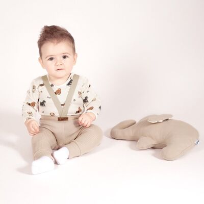 Nicol KOMPLET 2 CZĘŚCIOWY CHŁOPIĘCY EDDY PIESKI BODY DŁ.RĘK. + SPODNIE SZELKI 86 Nicol KOMPLET 2 CZĘŚCIOWY CHŁOPIĘCY EDDY PIESKI BODY DŁ.RĘK. + SPODNIE SZELKI 86