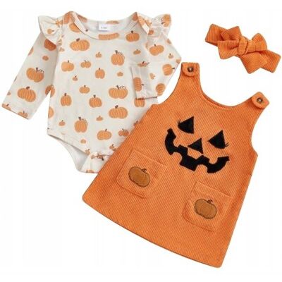Inny producent KOMPLET DZIECIĘCY HALLOWEENOWY SUKIENKA I BODY DYNIE 12-18M 1J9A Inny producent KOMPLET DZIECIĘCY HALLOWEENOWY SUKIENKA I BODY DYNIE 12-18M 1J9A