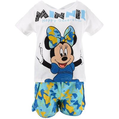 SunCity Komplet Koszulka I Spodenki Dla Dziewczynki Disney Myszka Minnie SunCity Komplet Koszulka I Spodenki Dla Dziewczynki Disney Myszka Minnie