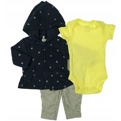inna (Inny) Komplet niemowlęcy body spodenki bluza Carter's 56 inna (Inny) Komplet niemowlęcy body spodenki bluza Carter's 56