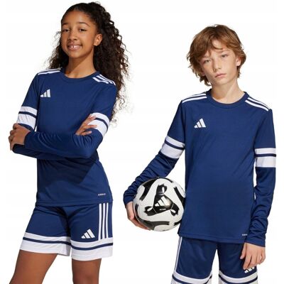 Koszulka dla dzieci adidas Squadra 25 Long Sleeve granatowa JJ0049 152cm Koszulka dla dzieci adidas Squadra 25 Long Sleeve granatowa JJ0049 152cm
