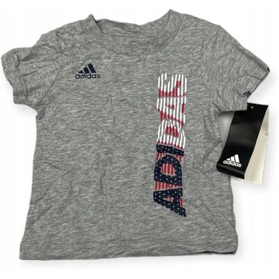 Koszulka t-shirt chłopiec na krótki rękaw Adidas 6 miesięcy Koszulka t-shirt chłopiec na krótki rękaw Adidas 6 miesięcy