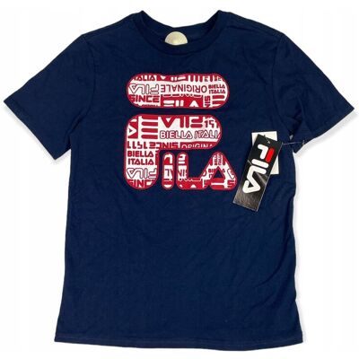 Koszulka T-Shirt Chłopiec Napisy Fila 8 Lat Koszulka T-Shirt Chłopiec Napisy Fila 8 Lat