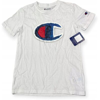 Koszulka T-Shirt Dla Chłopca Logo Champion S 8/10 Lat Koszulka T-Shirt Dla Chłopca Logo Champion S 8/10 Lat