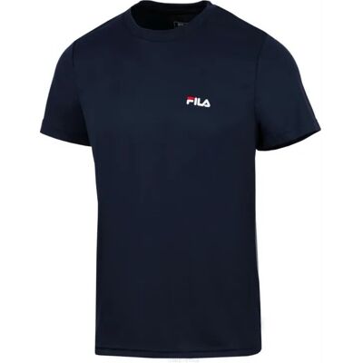 Koszulka Tenisowa Chłopięca Fila T-Shirt Logo Small Kids Granatowa 10-12 Koszulka Tenisowa Chłopięca Fila T-Shirt Logo Small Kids Granatowa 10-12