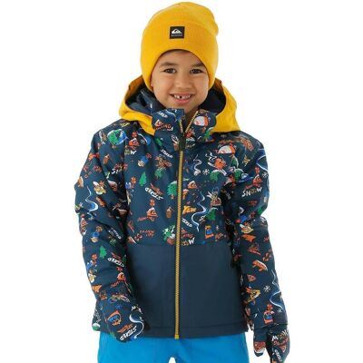Kurtka Quiksilver Little Mission Niebieska Snowboard - Kurtka snowboardowa Kurtka Quiksilver Little Mission Niebieska Snowboard - Kurtka snowboardowa