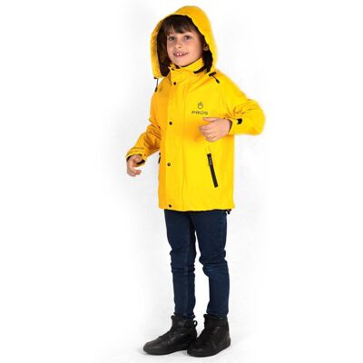 Kurtka Przeciwdeszczowa, Bezszwowa Pros Sports Dla Chłopców, Żółta, Model 712, Rozmiar Xs Kurtka Przeciwdeszczowa, Bezszwowa Pros Sports Dla Chłopców, Żółta, Model 712, Rozmiar Xs