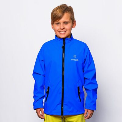 Kurtka Treningowa, Wodoodporna Pros Sports Dla Chłopców, Niebieska, Model 713, Rozmiar S Kurtka Treningowa, Wodoodporna Pros Sports Dla Chłopców, Niebieska, Model 713, Rozmiar S