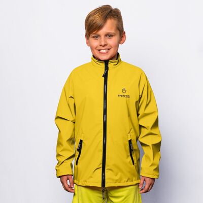 Kurtka Treningowa, Wodoodporna Pros Sports Dla Chłopców, Żółta, Model 713, Rozmiar Xs Kurtka Treningowa, Wodoodporna Pros Sports Dla Chłopców, Żółta, Model 713, Rozmiar Xs