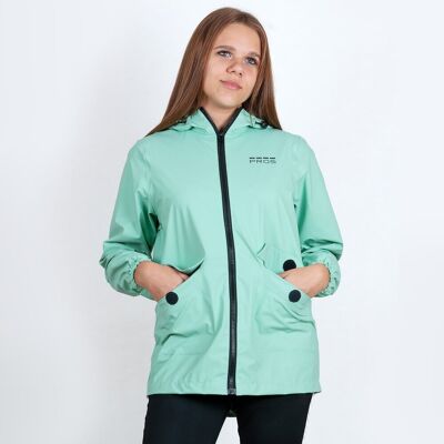 Kurtka Wodoodporna Sportpros Dla Dziewcząt, Model 760, Kolor Miętowy, Rozmiar L Kurtka Wodoodporna Sportpros Dla Dziewcząt, Model 760, Kolor Miętowy, Rozmiar L