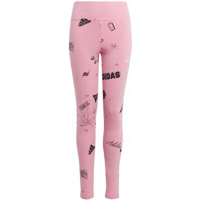 Legginsy adidas JG Bluv Q3 Tight girls Jr IA1568 różowy 164 cm Legginsy adidas JG Bluv Q3 Tight girls Jr IA1568 różowy 164 cm