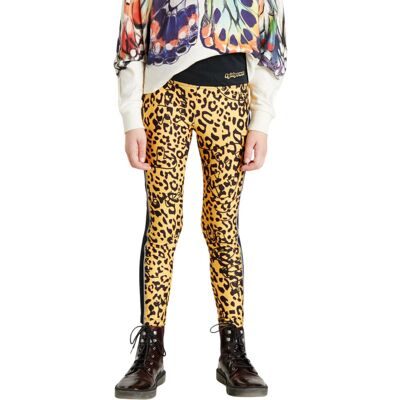 Legginsy dziewczęce Desigual Leo panterka -134 Legginsy dziewczęce Desigual Leo panterka -134