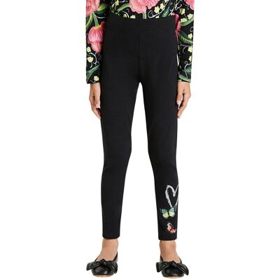 Legginsy dziewczęce Desigual Teo czarne -134 Legginsy dziewczęce Desigual Teo czarne -134