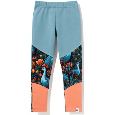 TuSzyte Legginsy dziewczęce Pawie oczka 116 TuSzyte Legginsy dziewczęce Pawie oczka 116
