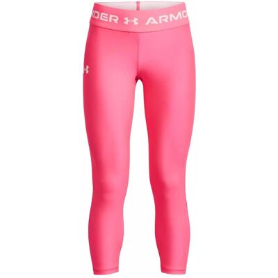 Legginsy różowe Under Armour - Performance Crop - Dzieci Legginsy różowe Under Armour - Performance Crop - Dzieci