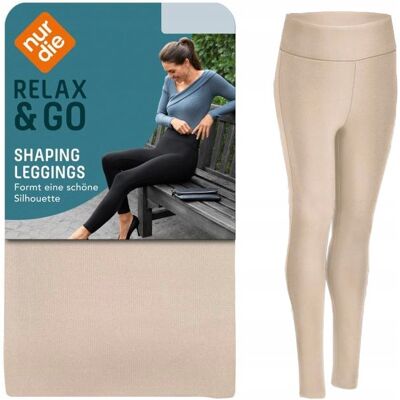Inny producent Legginsy modelujące sylwetkę kremowe rozmiar S Inny producent Legginsy modelujące sylwetkę kremowe rozmiar S