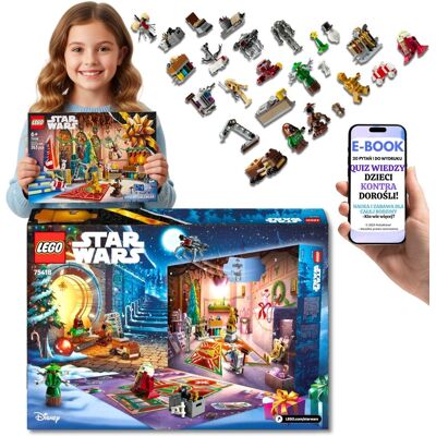 Lego Star Wars Kalendarz Adwentowy 2025 Dla Dzieci I Fanów Chłopca I Dziewczynki (75418) Prezent Na Święta Adwent + Ebook-2 Lego Star Wars Kalendarz Adwentowy 2025 Dla Dzieci I Fanów Chłopca I Dziewczynki (75418) Prezent Na Święta Adwent + Ebook-2