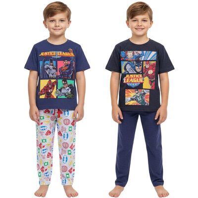 sarcia.eu Liga Sprawiedliwości Chłopięca piżama z długimi spodniami, Batman Superman Flash, komplet 2szt. 3-4 lat 104cm sarcia.eu Liga Sprawiedliwości Chłopięca piżama z długimi spodniami, Batman Superman Flash, komplet 2szt. 3-4 lat 104cm