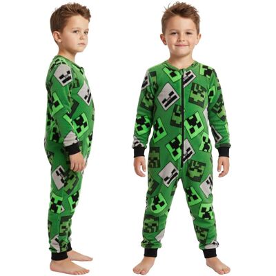 sarcia.eu Minecraft Creeper POLAROWA piżama dla chłopca, CIEPŁY KOMBINEZON, piżamka NA ZAMEK 3-4 lata 98/104 cm sarcia.eu Minecraft Creeper POLAROWA piżama dla chłopca, CIEPŁY KOMBINEZON, piżamka NA ZAMEK 3-4 lata 98/104 cm