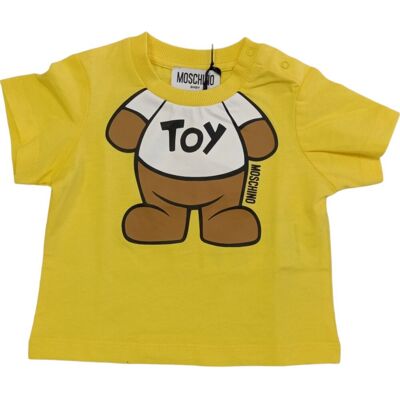 Moschino - T-Shirt 50162 Gialla Mym032 Laa33 Moschino - T-Shirt 50162 Gialla Mym032 Laa33
