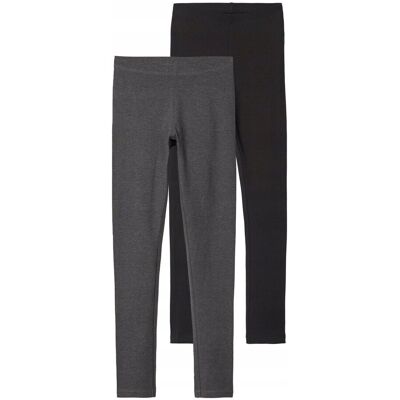 Inny producent NAME IT CZARNE I SZARE LEGGINSY DZIEWCZĘCE GŁADKIE 2 PACK 122/128 6CA Inny producent NAME IT CZARNE I SZARE LEGGINSY DZIEWCZĘCE GŁADKIE 2 PACK 122/128 6CA