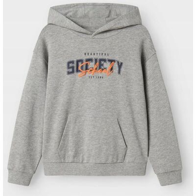 Inny producent NAME IT SZARA BLUZA Z KAPTUREM I NAPISAMI CHŁOPIĘCA 158 5GA Inny producent NAME IT SZARA BLUZA Z KAPTUREM I NAPISAMI CHŁOPIĘCA 158 5GA