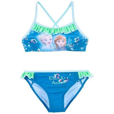 SunCity Niebieski strój kąpielowy Disney Frozen dla dziewczynki - 2 części SunCity Niebieski strój kąpielowy Disney Frozen dla dziewczynki - 2 części