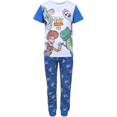Niebiesko-biała piżama chłopięca Toy Story DISNEY 4-5lat 110 cm Niebiesko-biała piżama chłopięca Toy Story DISNEY 4-5lat 110 cm
