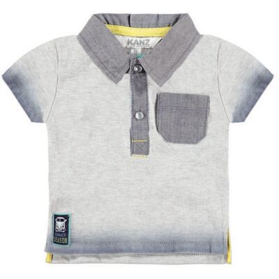 Niemowlęca Koszulka Polo Szara Kanz R.62 Niemowlęca Koszulka Polo Szara Kanz R.62
