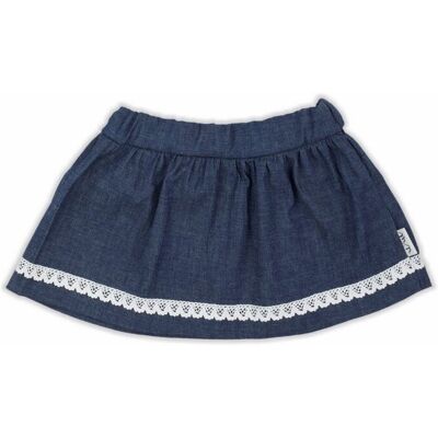 Niemowlęca spódnica bawełniana denim Nicol,r.80 Niemowlęca spódnica bawełniana denim Nicol,r.80