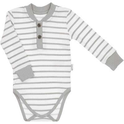 Niemowlęce body bawełna długi rękaw paseki Nicol,r.92 Niemowlęce body bawełna długi rękaw paseki Nicol,r.92