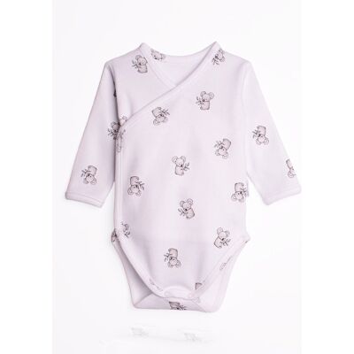 Niemowlęce body dł.rękaw koala Białe Nicol r.62 Niemowlęce body dł.rękaw koala Białe Nicol r.62