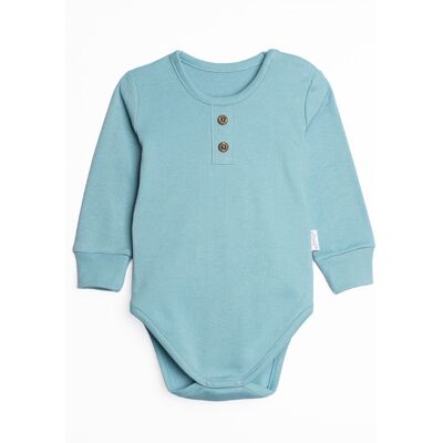Niemowlęce body dł.rękaw niebieskie Nicol r.80 Niemowlęce body dł.rękaw niebieskie Nicol r.80