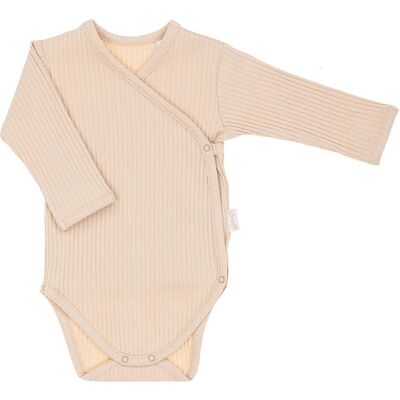 Niemowlęce body długi rękaw beżowe Nicol r.56 Niemowlęce body długi rękaw beżowe Nicol r.56
