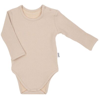 Niemowlęce body długi rękaw beżowe Nicol r.80 Niemowlęce body długi rękaw beżowe Nicol r.80