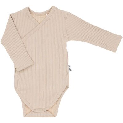 Niemowlęce body długi rękaw beżowy Nicol r.62 Niemowlęce body długi rękaw beżowy Nicol r.62