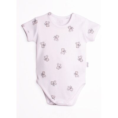 Niemowlęce body kr.rękaw koala białe Nicol r.68 Niemowlęce body kr.rękaw koala białe Nicol r.68