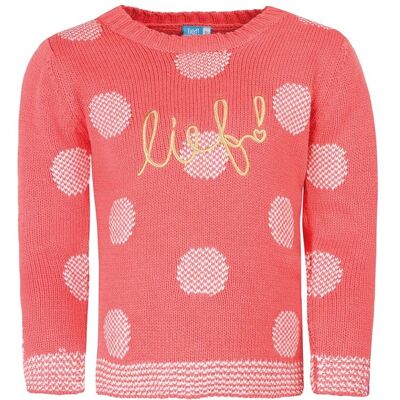 Niemowlecy dziewczęcy sweter nierozpinany czerwony Lief r.62 Niemowlecy dziewczęcy sweter nierozpinany czerwony Lief r.62