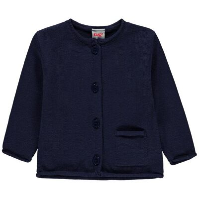 Niemowlęcy sweter rozpinany granatowy Kanz r.86/92 Niemowlęcy sweter rozpinany granatowy Kanz r.86/92