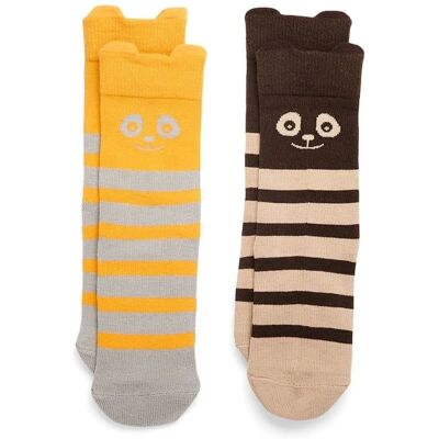 Nuuroo - 2 Pary Skarpetek Z Bawełny Organicznej Frida Animals Roz. 19-21 Cm Nuuroo - 2 Pary Skarpetek Z Bawełny Organicznej Frida Animals Roz. 19-21 Cm