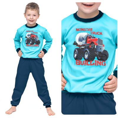 Marcinkowski Piżama Dla Dziecka Chłopięca Bawełniana Dwuczęściowa Długi Rękaw Z Nadrukiem Monster Truck 116 Marcinkowski Piżama Dla Dziecka Chłopięca Bawełniana Dwuczęściowa Długi Rękaw Z Nadrukiem Monster Truck 116
