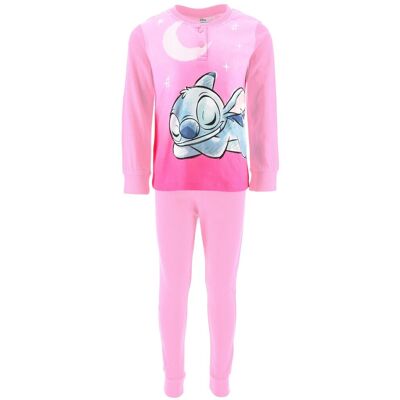 Sun City Piżama dla dziewczynki, w ozdobnym pudełku, Disney Stitch, bawełna, jasnoróżowa, rozmiar 104 cm Sun City Piżama dla dziewczynki, w ozdobnym pudełku, Disney Stitch, bawełna, jasnoróżowa, rozmiar 104 cm