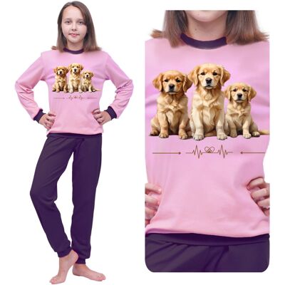 Marcinkowski Piżama Dziewczęca Bawełniana Długi Rękaw Ciepła Długa Dla Dziewczynki Z Nadrukiem Pieski 128 Marcinkowski Piżama Dziewczęca Bawełniana Długi Rękaw Ciepła Długa Dla Dziewczynki Z Nadrukiem Pieski 128