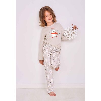 Piżama Dziewczęca Drapana, Aniela, Szara, Taro Piżama Dziewczęca Drapana, Aniela, Szara, Taro