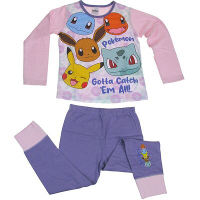 TDP Textiles Piżamka Pokemony: Pokemon (Pikachu, Eevee, Bulbosaur, Charmander I Squirtle) - Pok21 - 5-6 Lat (116cm) TDP Textiles Piżamka Pokemony: Pokemon (Pikachu, Eevee, Bulbosaur, Charmander I Squirtle) - Pok21 - 5-6 Lat (116cm)